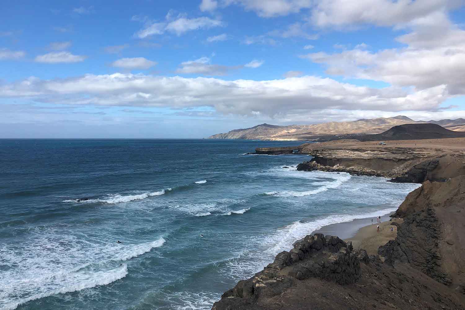 Cofete beach in fuerteventura with ION CLUB