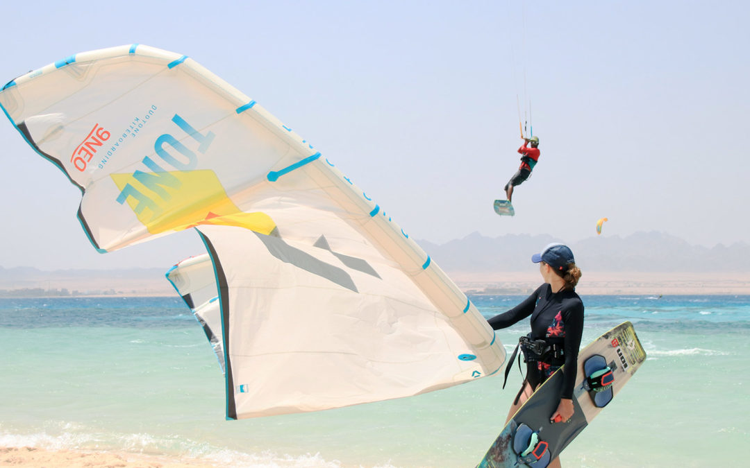 Kitesurfing in Safaga
