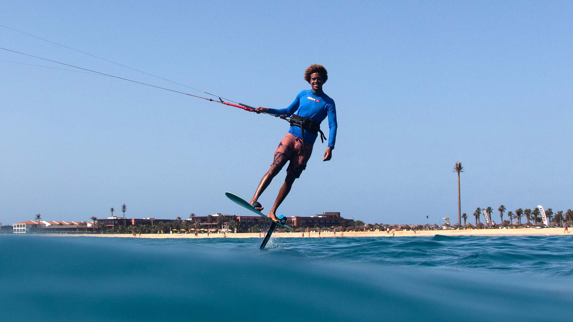 kitefoil in cape verde