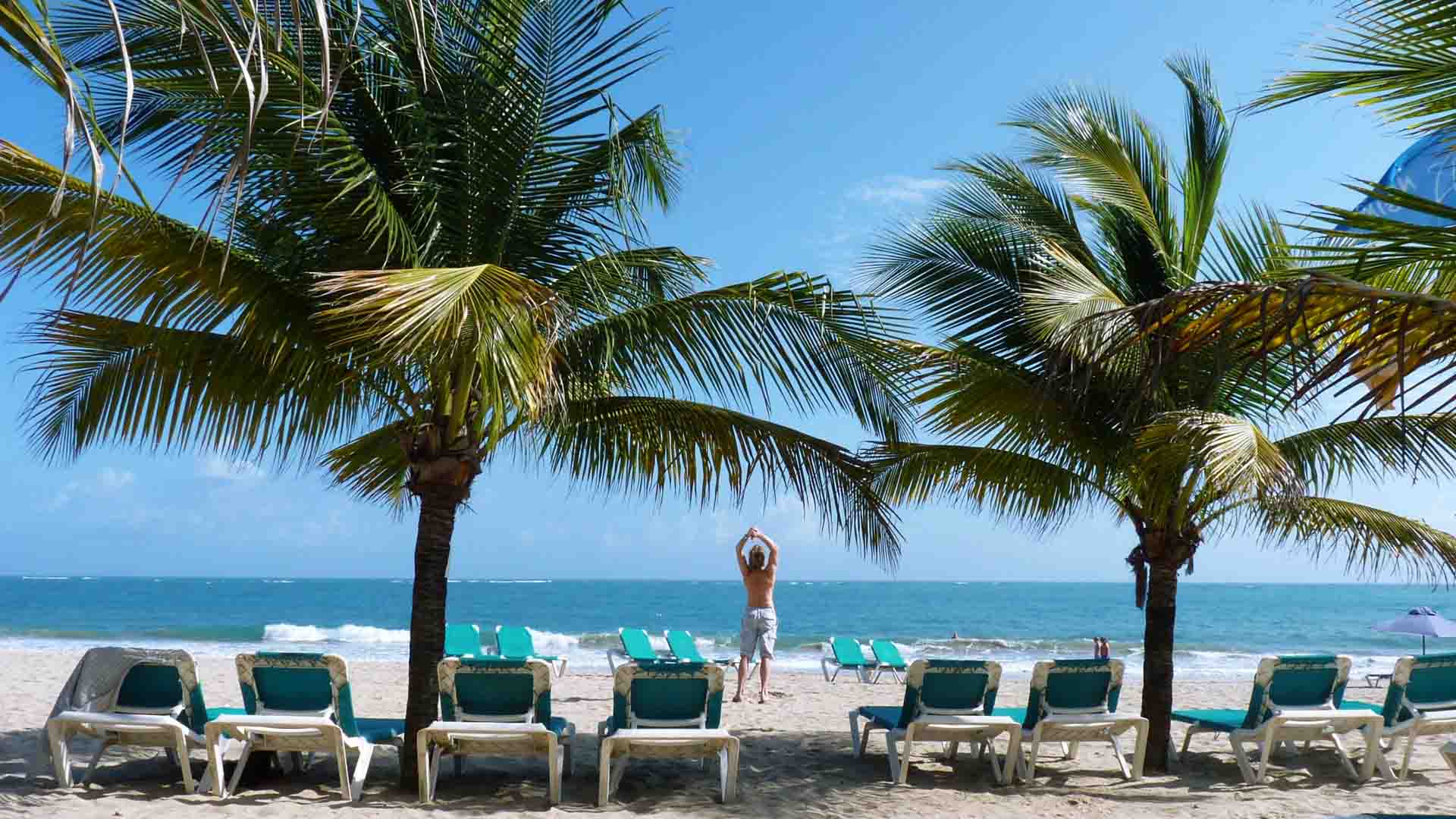 BEACH IN FRONT OF VILLA TAINA