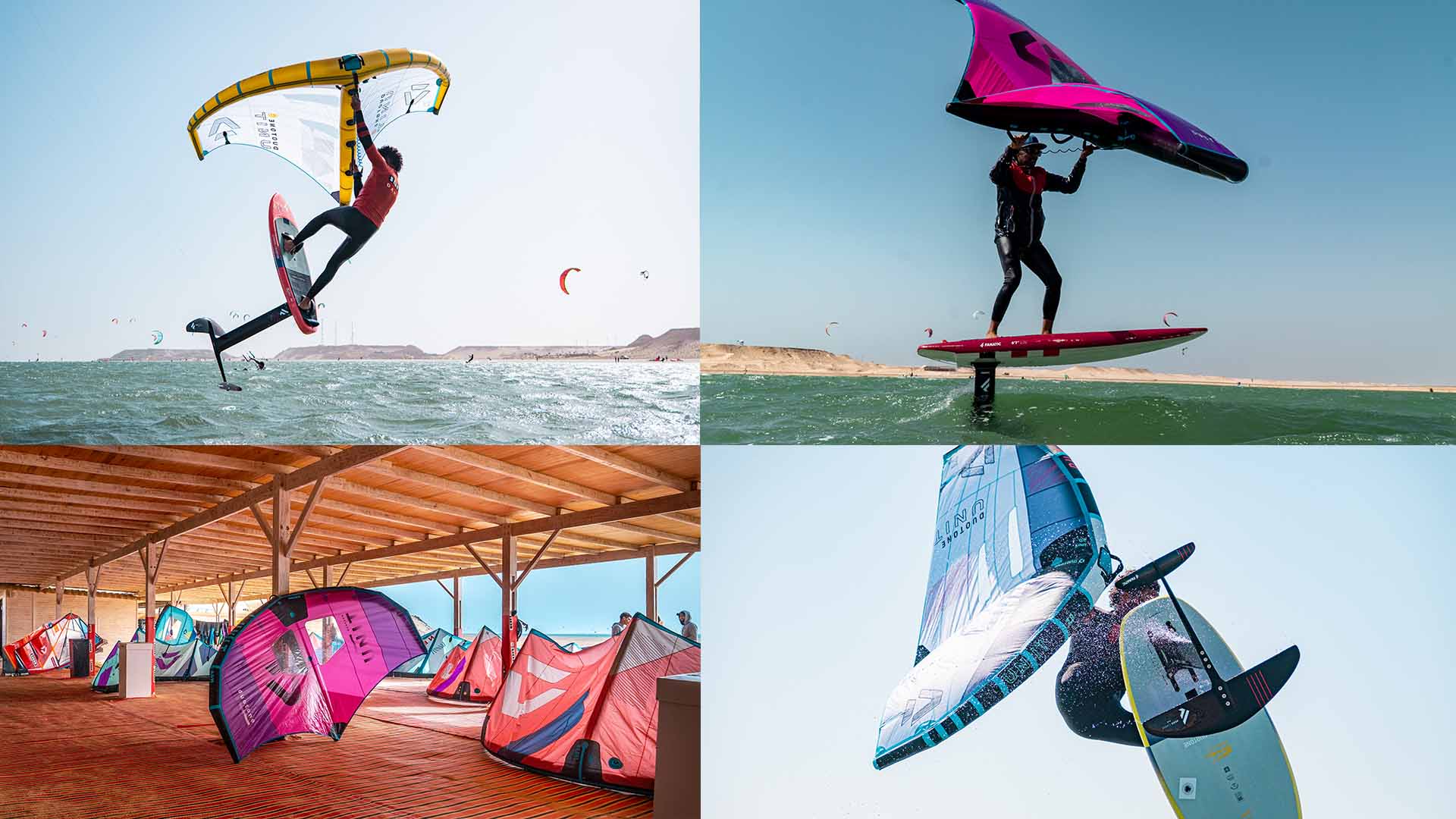 wingfoil in dakhla lagoon