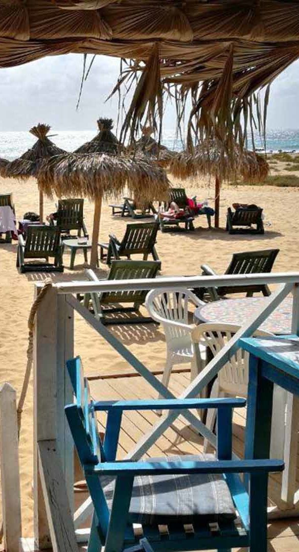 restaurant on the beach of ponta leme