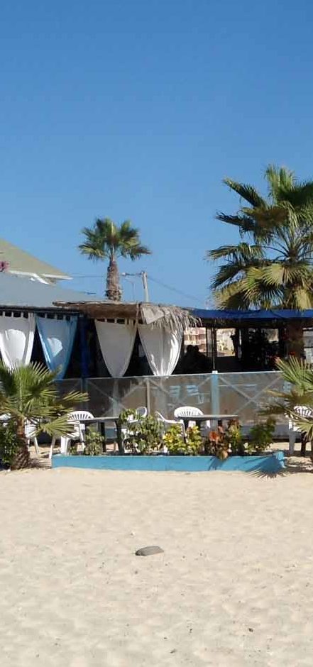 restaurant on the beach of sal