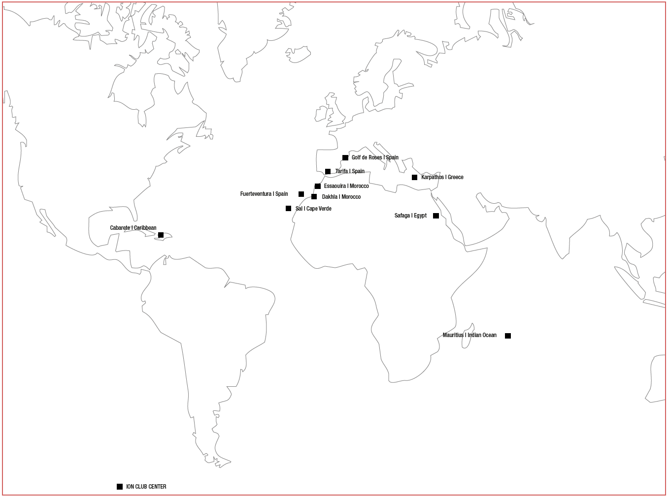 maps ion club centers