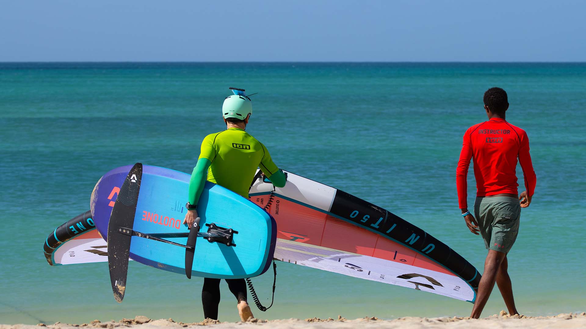 wingfoil lessons Boa Vista Cape Verde