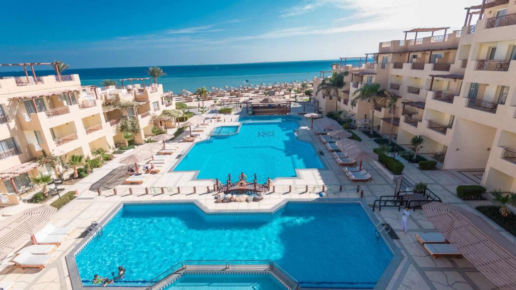 Shams Imperial beachfront resort and pool, Abu Soma Red Sea
